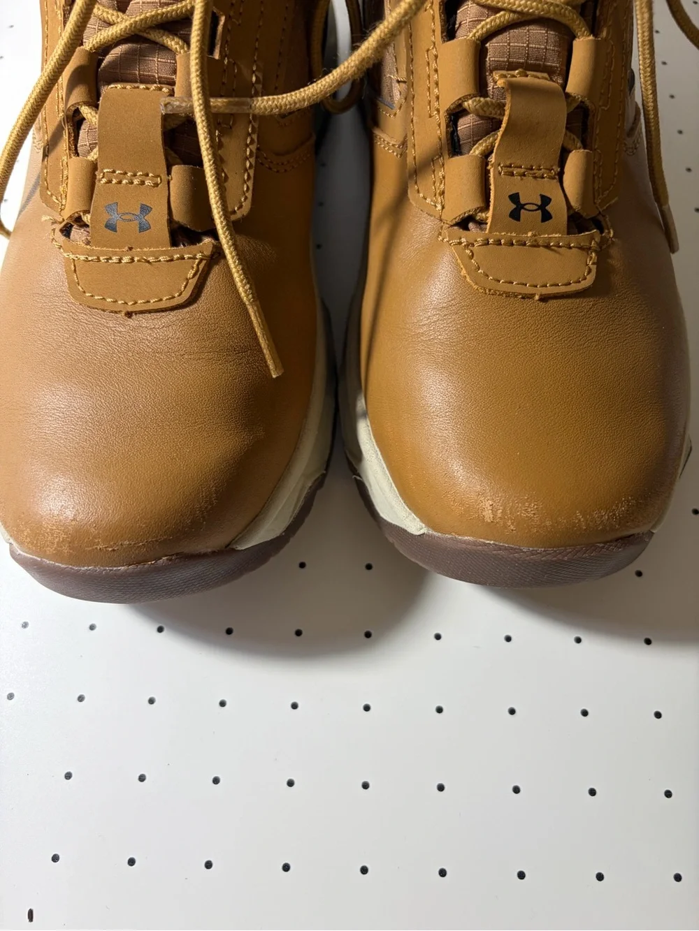 Under Armour Kids' Brown Lace-Up Outdoor Boots